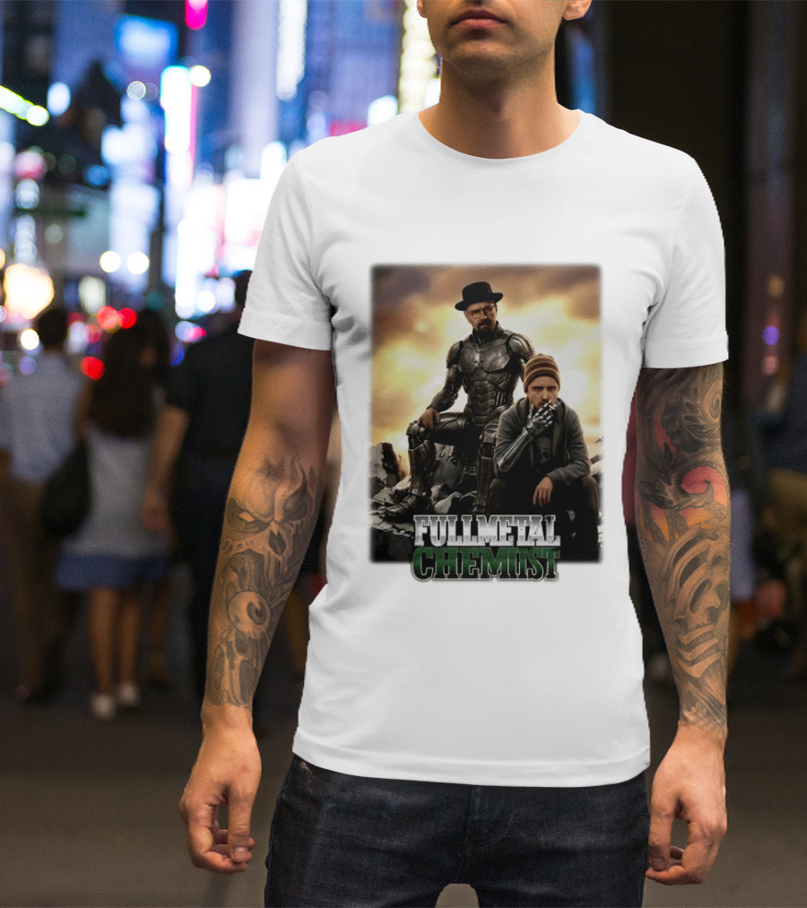 Bryan Cranston Jesse Pinkman Fullmetal Chemist T-Shirt