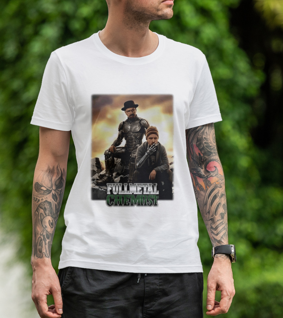 Bryan Cranston Jesse Pinkman Fullmetal Chemist T-Shirt