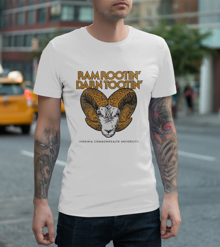 Ram Rootin Darn Tootin Virginia Commonwealth University T-Shirt