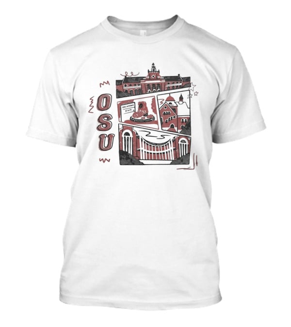 Oklahoma State University Campus Landmarks OSU T-Shirt