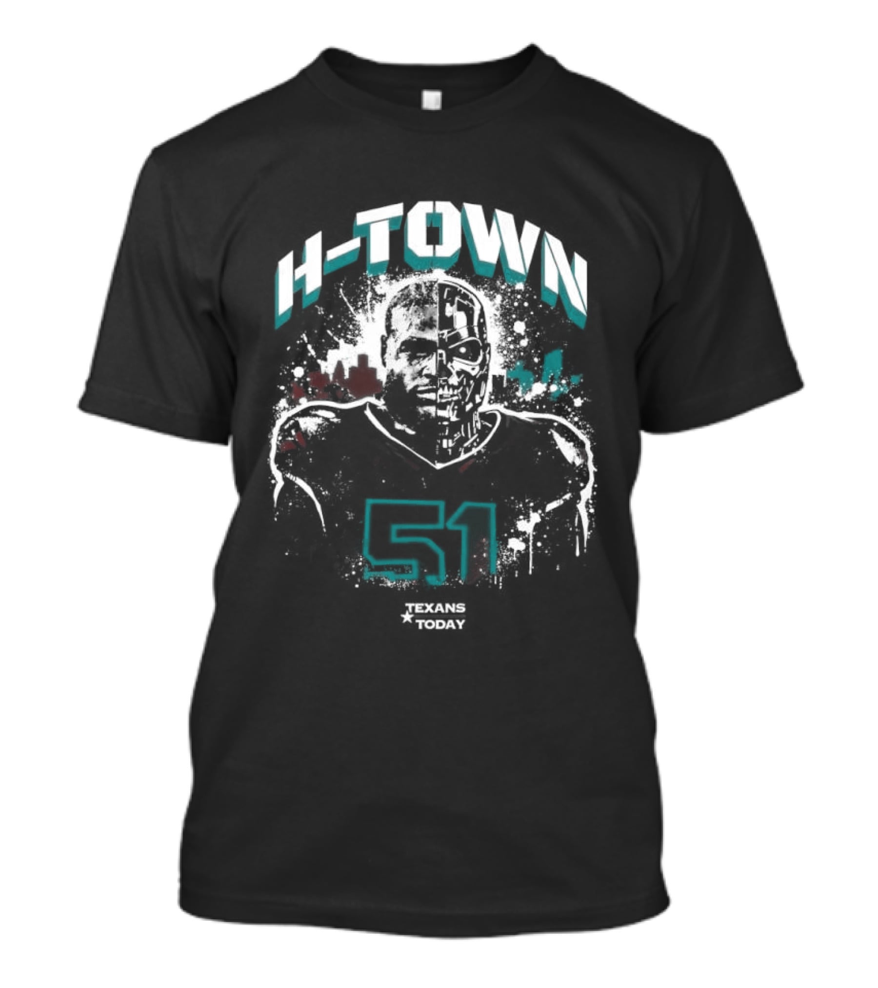 H Town 51 Will Anderson Jr. Robo Killer Texas T-Shirt