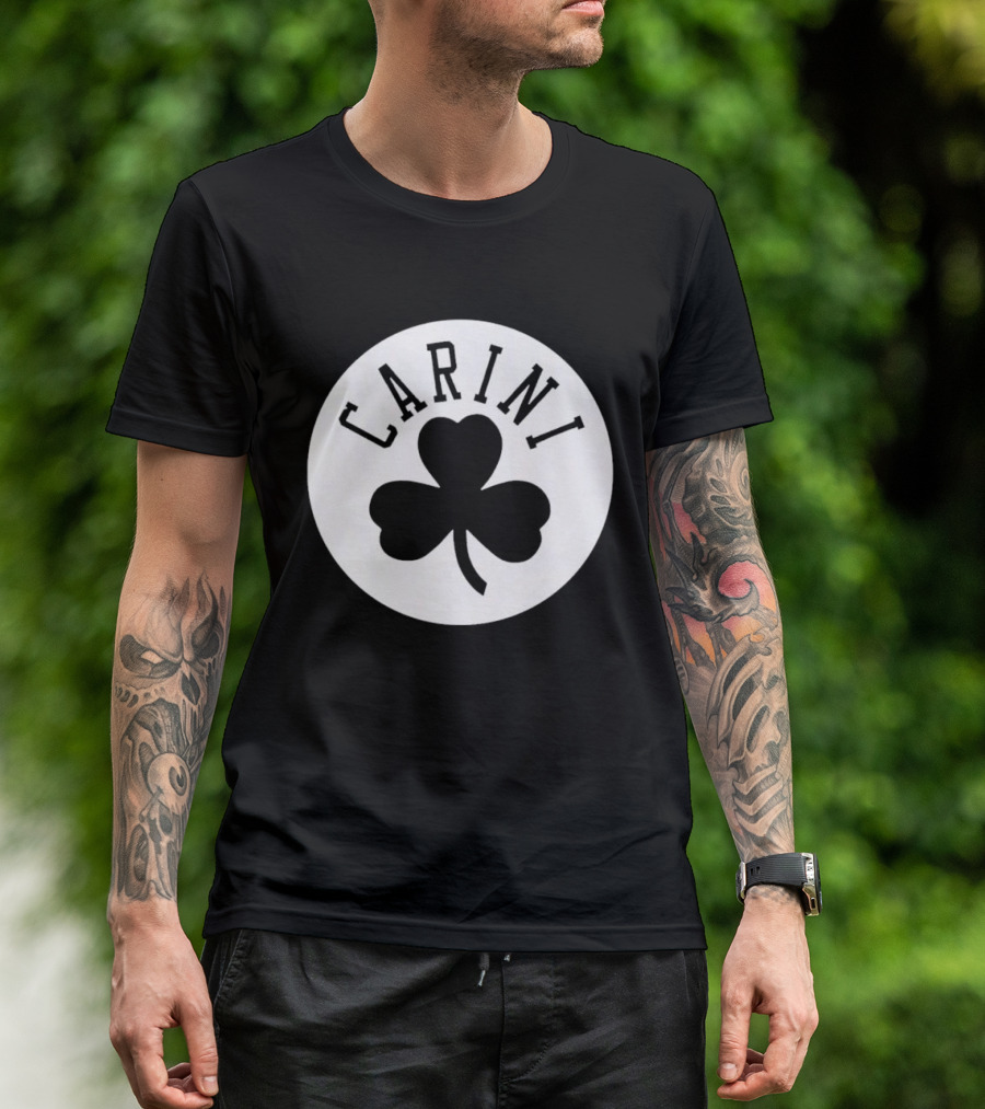 Carini Clover Emblem With Shamrock T-Shirt