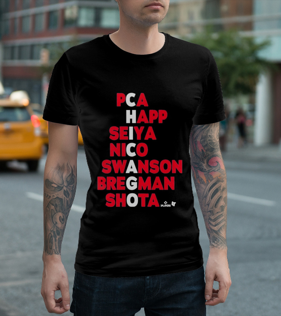 PCA Happ Seiya Nico Swanson Bregman Shota Chicago 2026 T-Shirt
