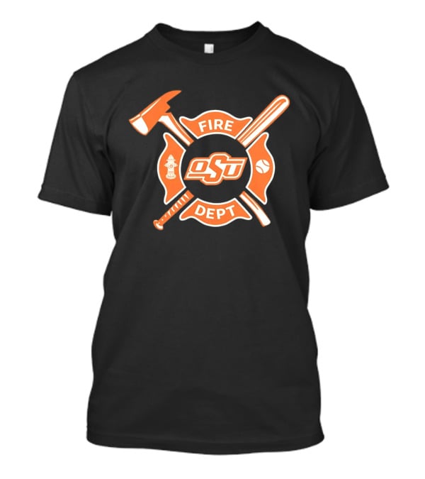Oklahoma State Cowboys Fire Dept Baseball Night 2026 T-Shirt
