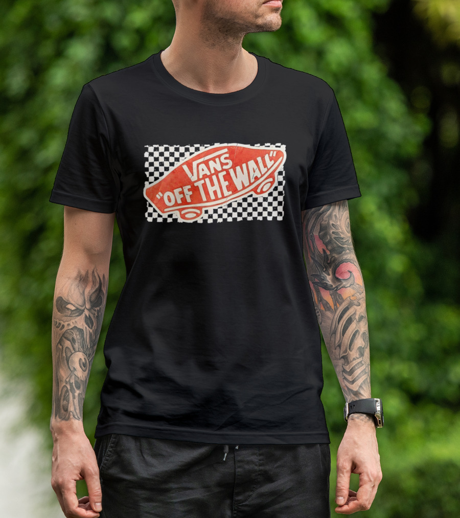 Vans Off The Wall Red Skateboard T-Shirt