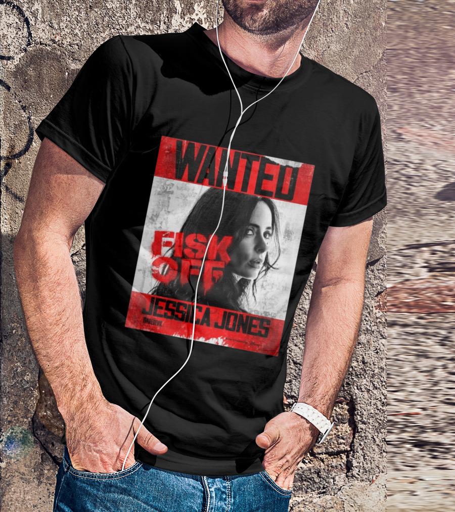 Wanted Jessica Jones Fisk Off Daredevil Born Again Season 2 T-Shirt