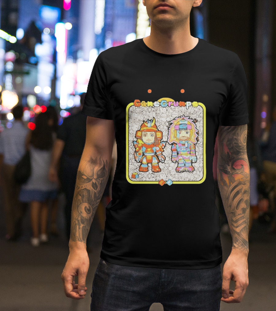 Game Grumps X 326 Collaboration Colorful Characters T-Shirt