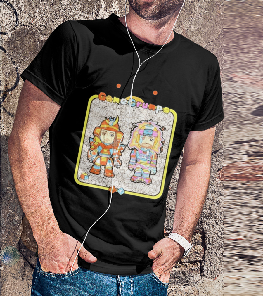Game Grumps X 326 Collaboration Colorful Characters T-Shirt