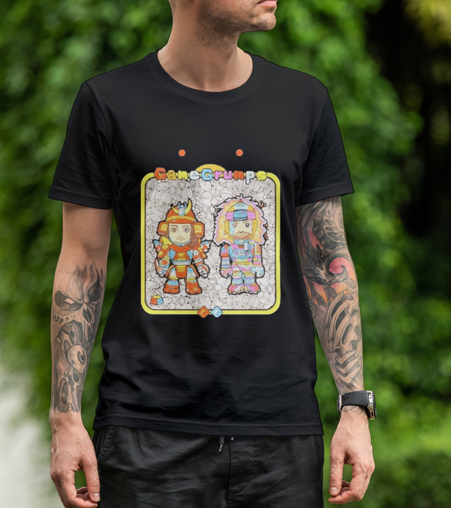 Game Grumps X 326 Collaboration Colorful Characters T-Shirt