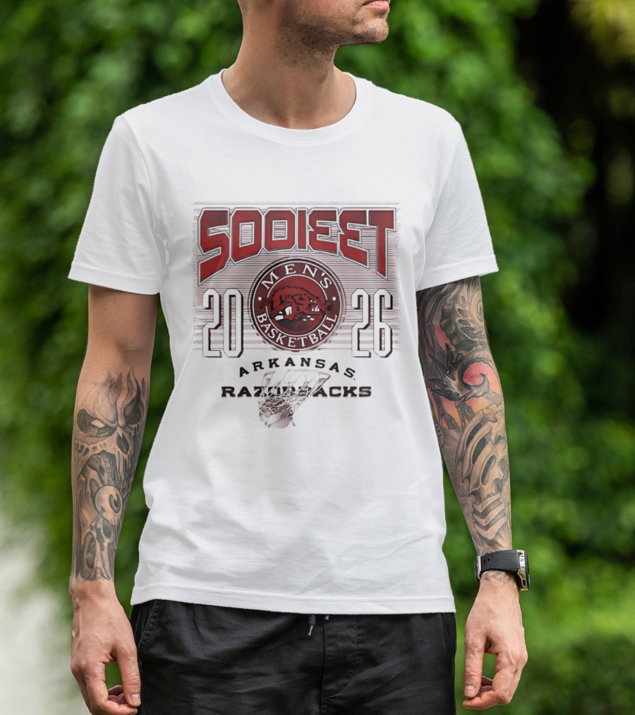 Arkansas Razorbacks 2026 SooiEet Men's Basketball T-Shirt