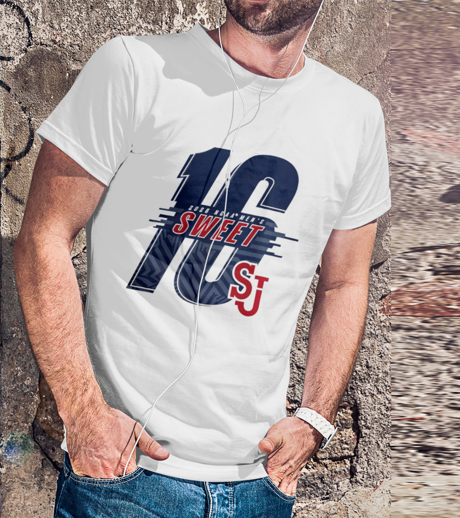 St. John's 2026 NCAA Men's Basketball Sweet 16 SJU T-Shirt