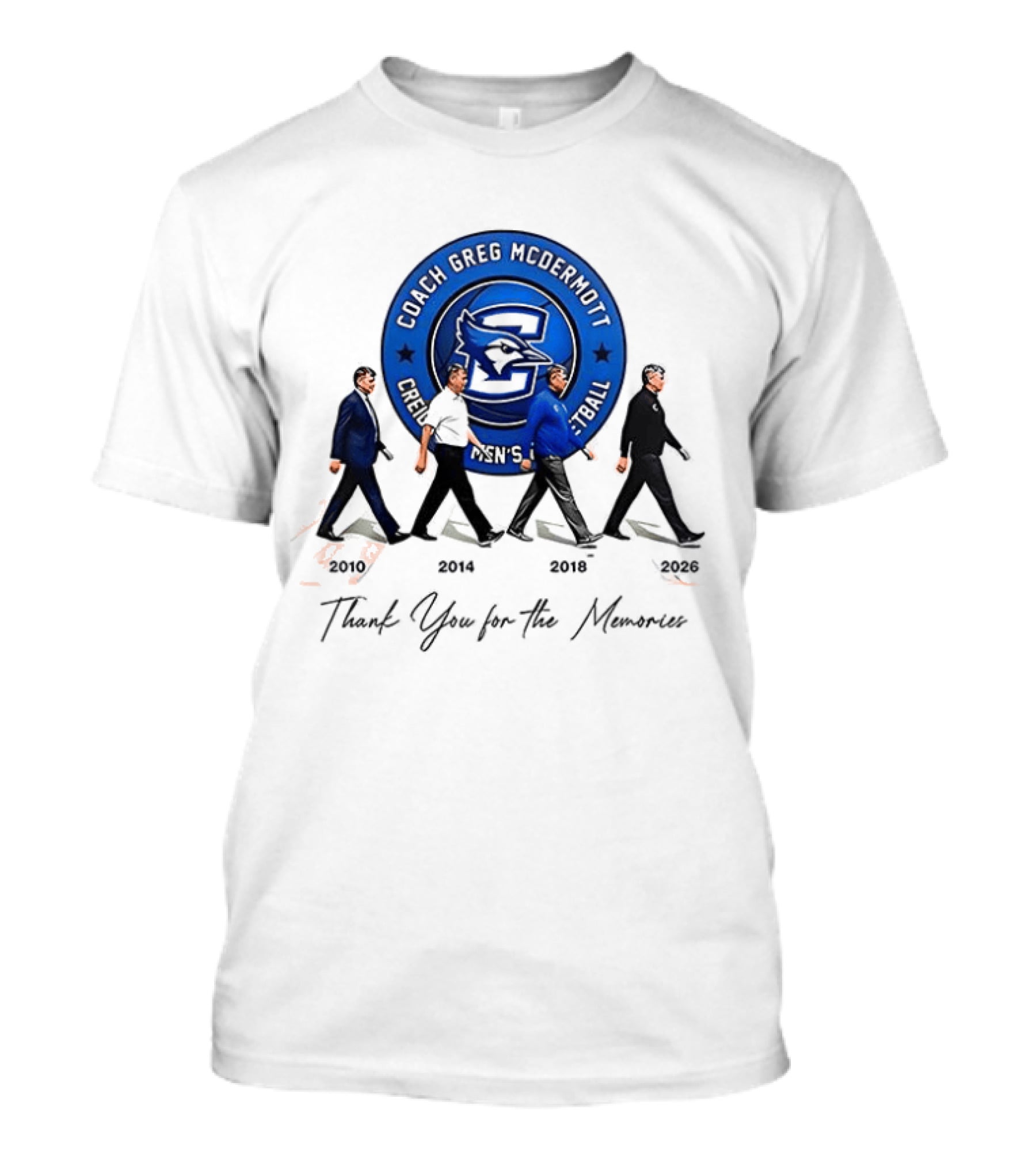 Coach Greg McDermott Thank You For The Memories 2010 2016 2020 T-Shirt