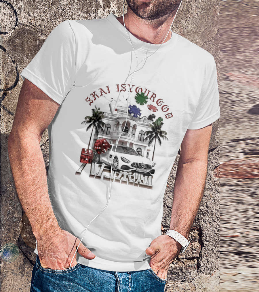 Skai Isyourgod Mansion Tropical Palms Rolling Loud T-Shirt