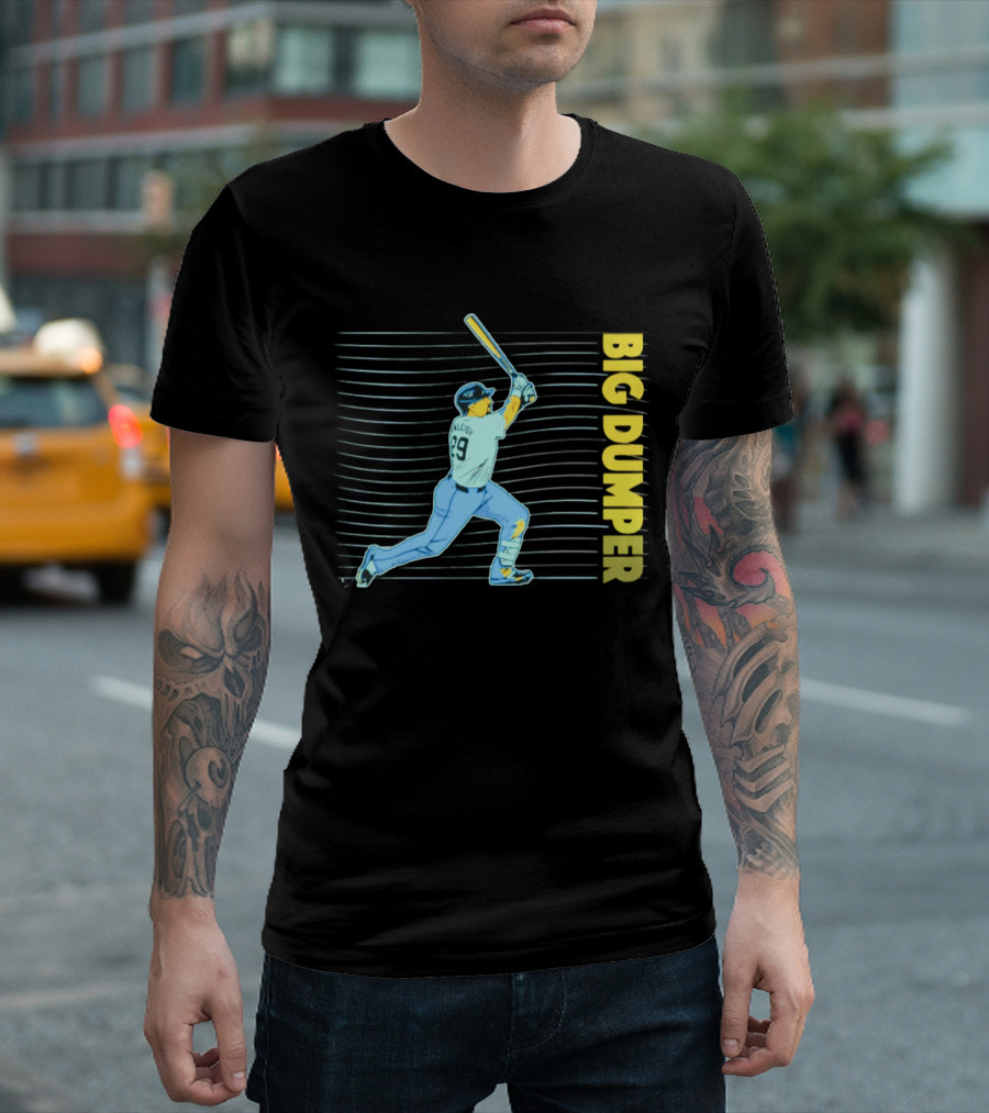 Seattle Mariners Cal Raleigh 29 Big Dumper Neon Nights T-Shirt