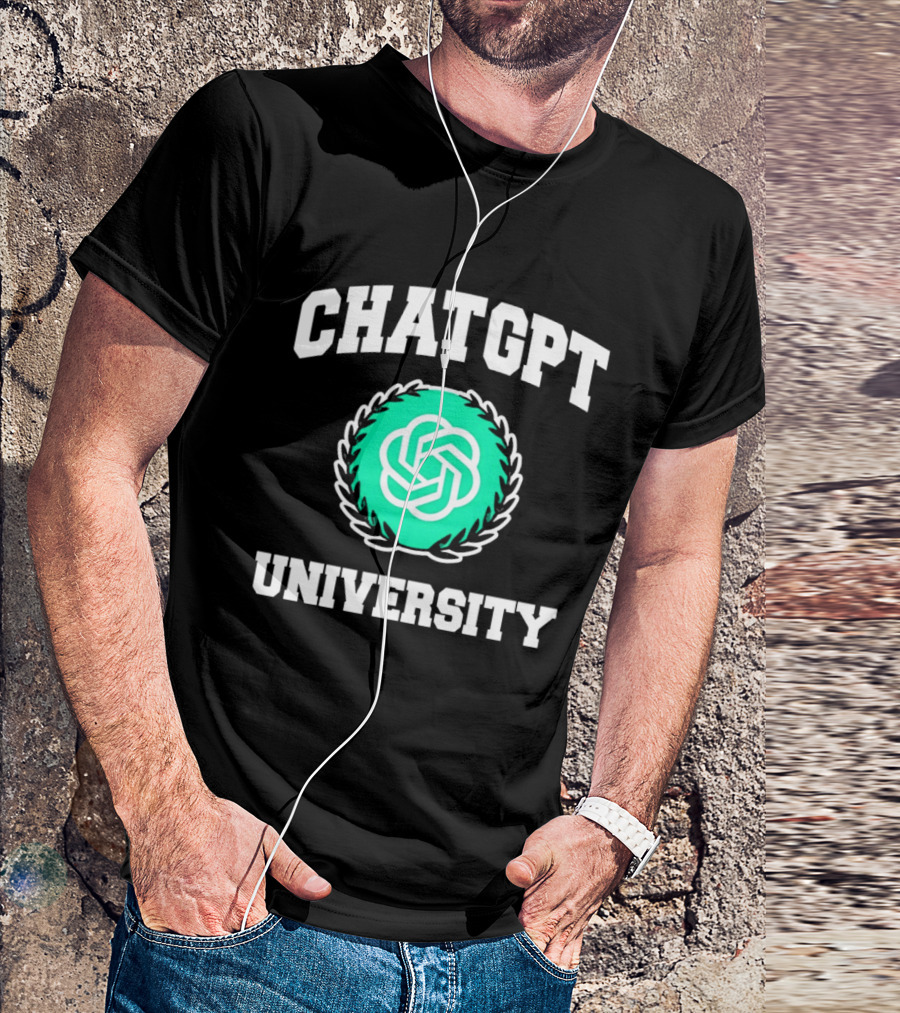 Chat GPT University Crest T-Shirt