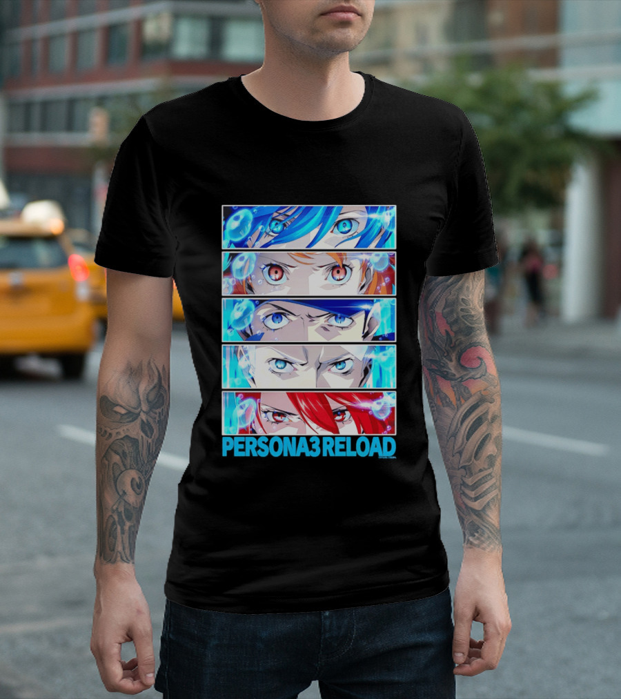 Persona 3 Reload Character Eyes Close Up T-Shirt