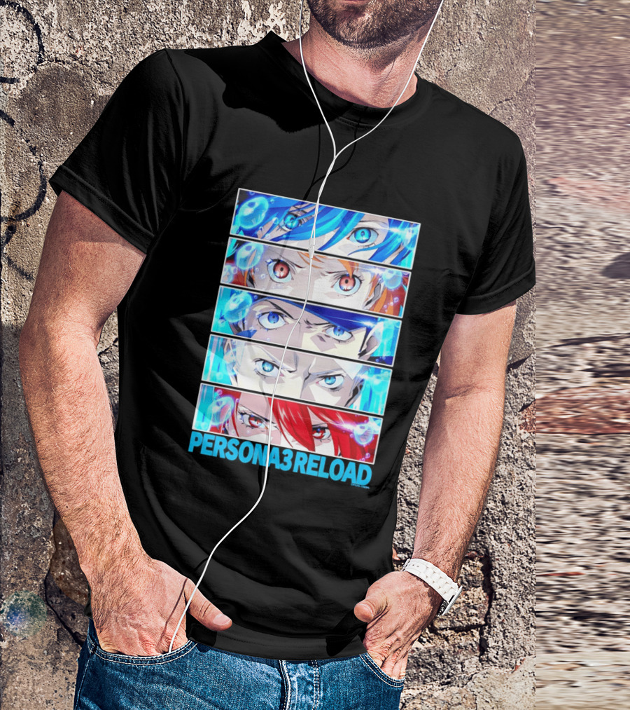 Persona 3 Reload Character Eyes Close Up T-Shirt
