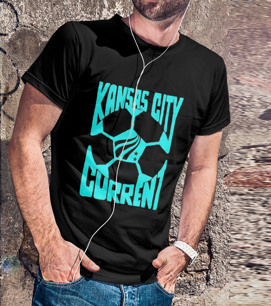 Kansas City Current NWSL Soccer Ball Kansas City Current T-Shirt