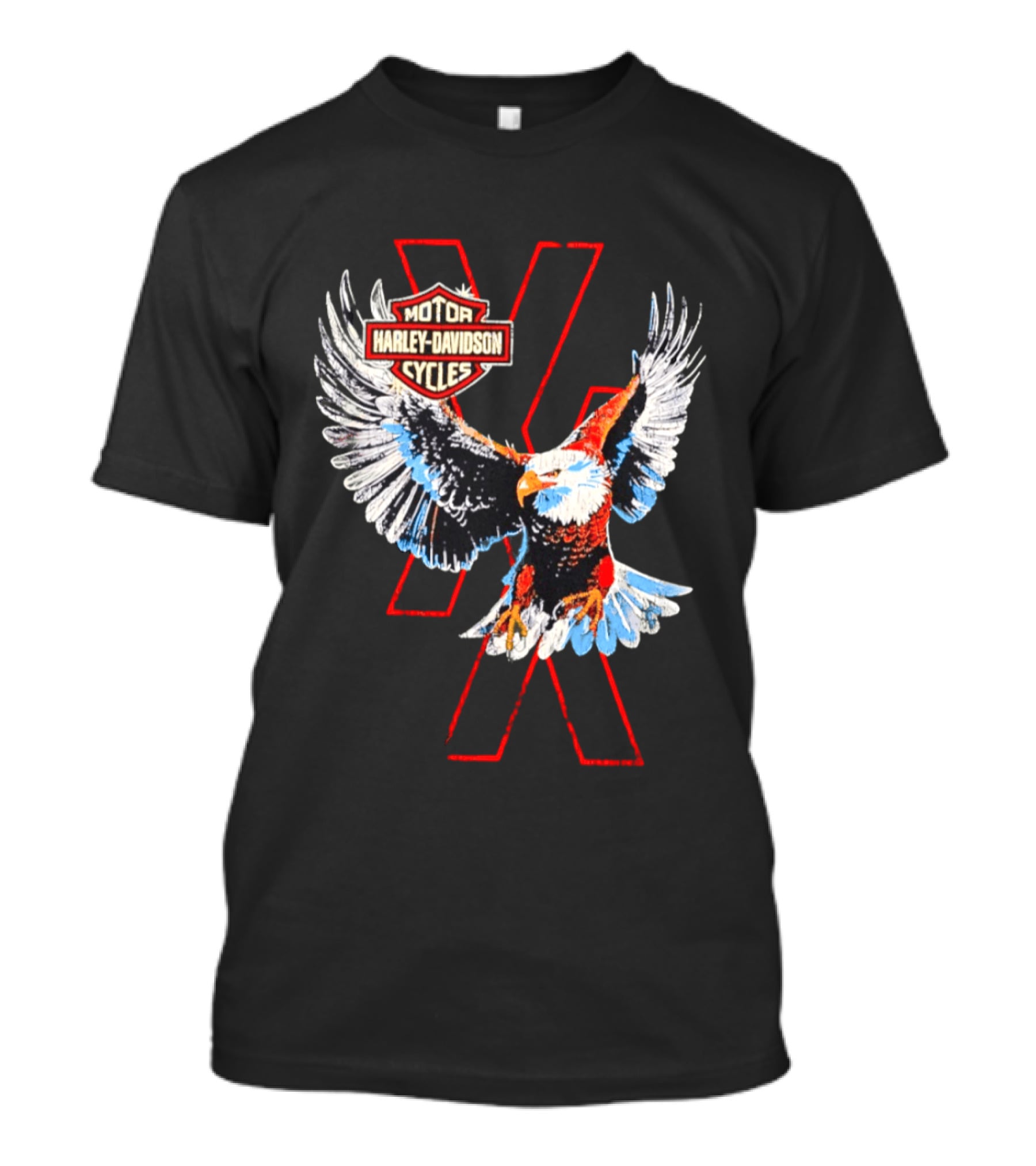 Machine Gun Kelly Harley Davidson X MGK Lost Americana Flying Eagle Cycles T-Shirt