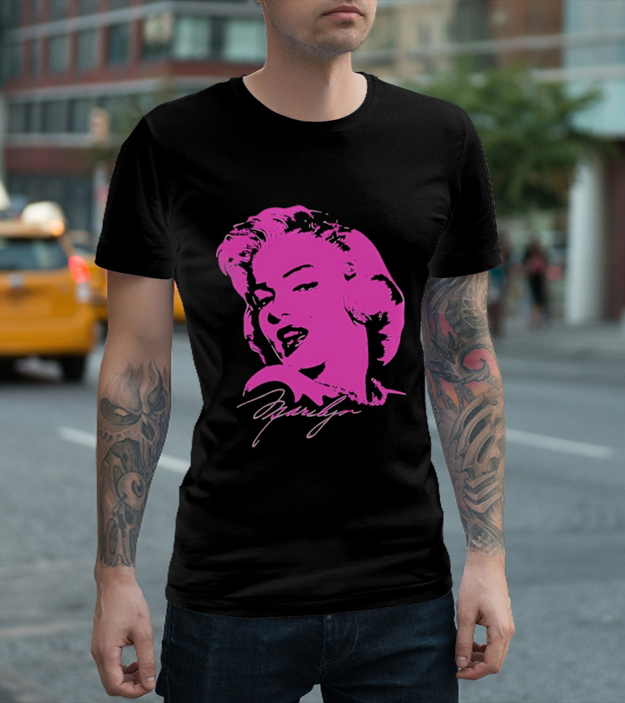 Marilyn Monroe Pink Pop T-Shirt