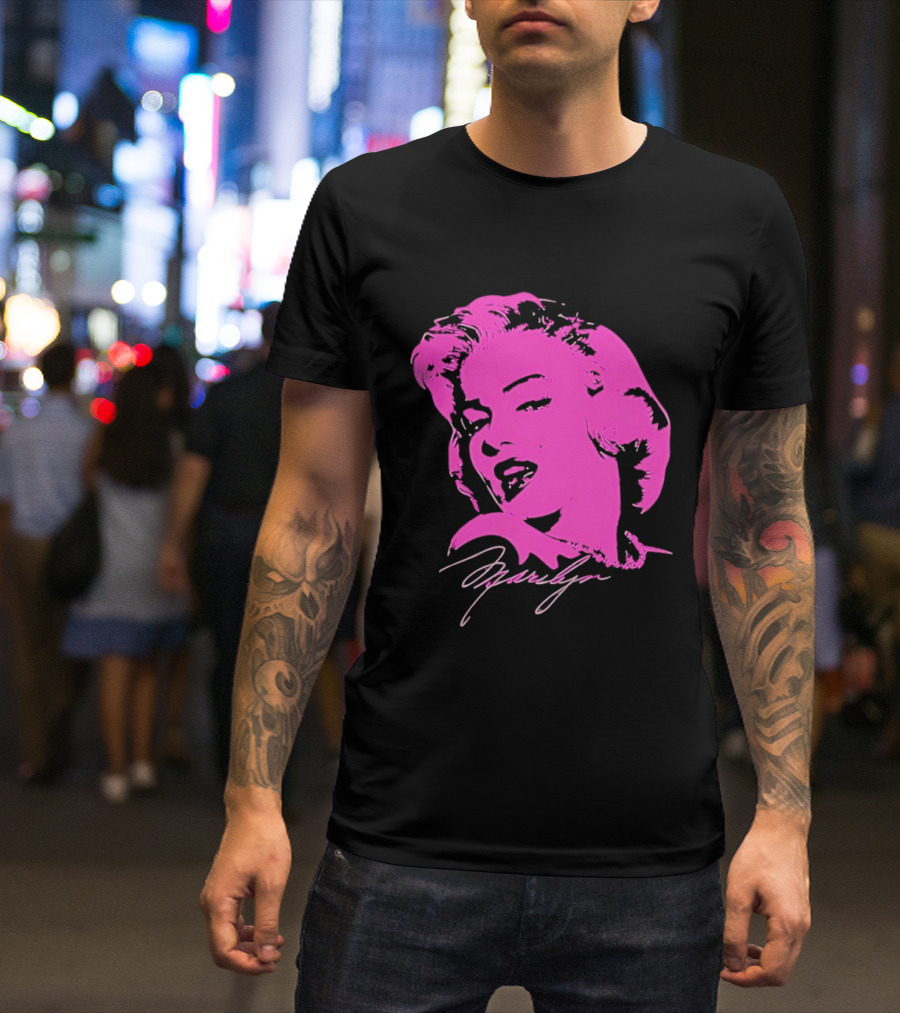 Marilyn Monroe Pink Pop T-Shirt