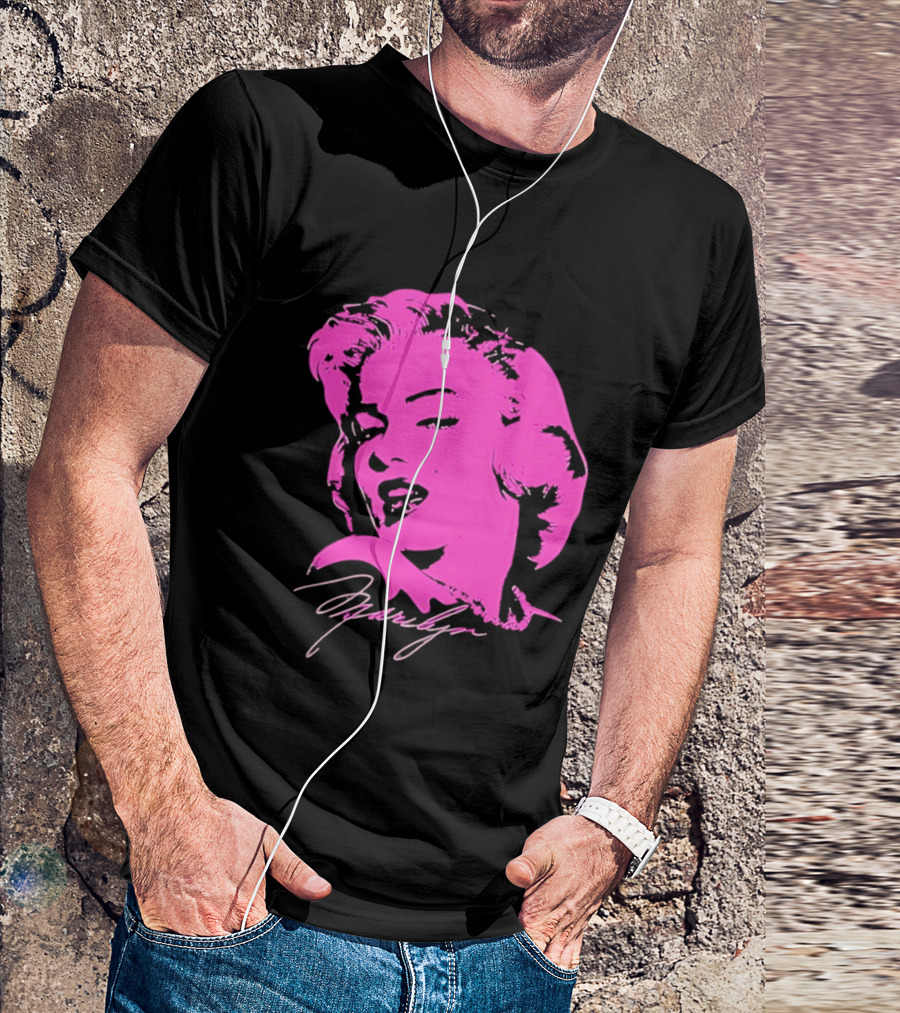 Marilyn Monroe Pink Pop T-Shirt