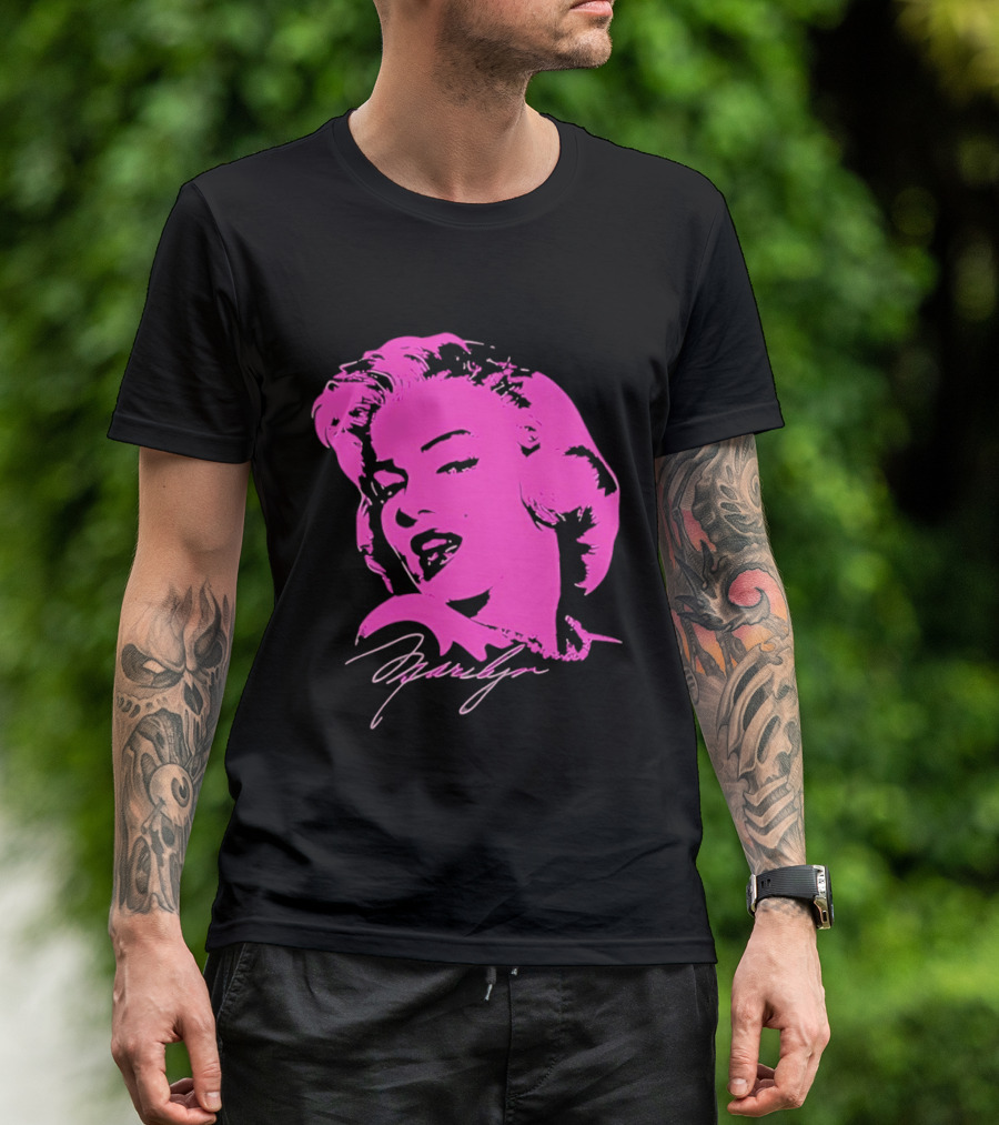 Marilyn Monroe Pink Pop T-Shirt