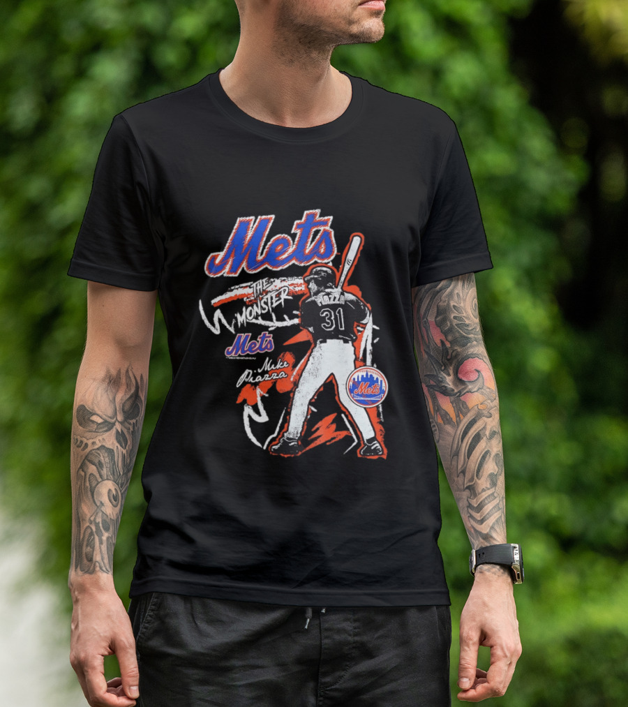 Mets Mike Piazza The Monster New York Mets 31 T-Shirt