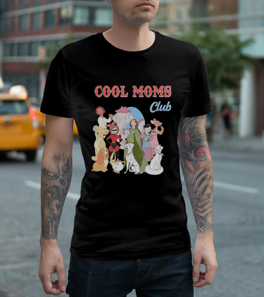 COOL MOMS CLUB Disney Characters T-Shirt