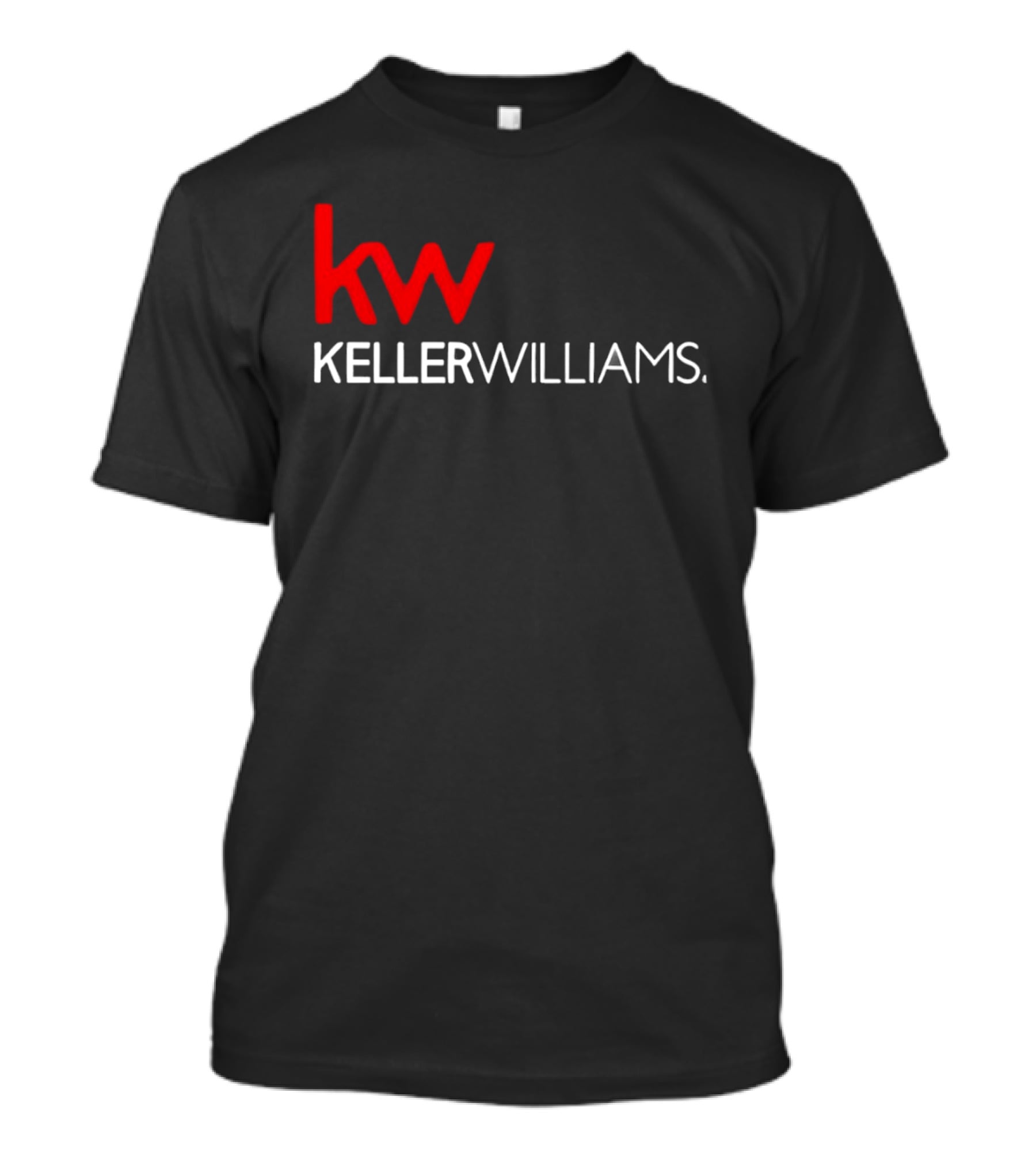 Keller Williams KW Full Mixed Red And White Vertical T-Shirt