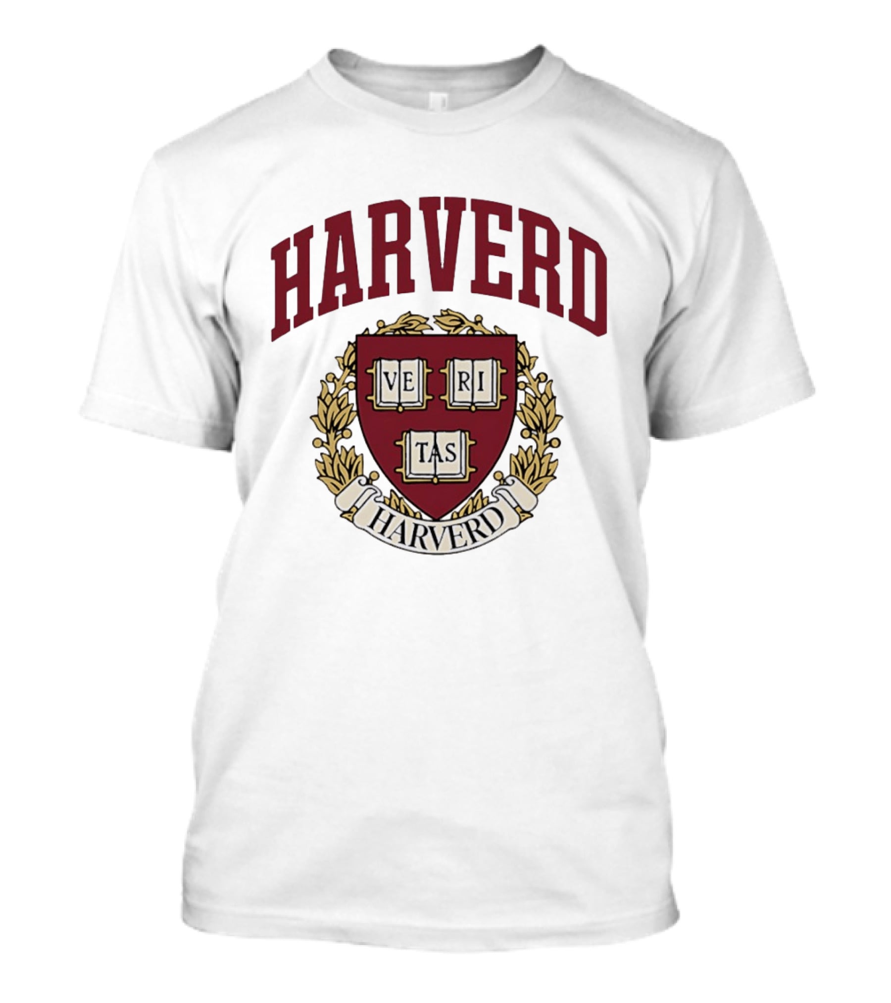 Harvard University Veritas Emblem Crest T-Shirt
