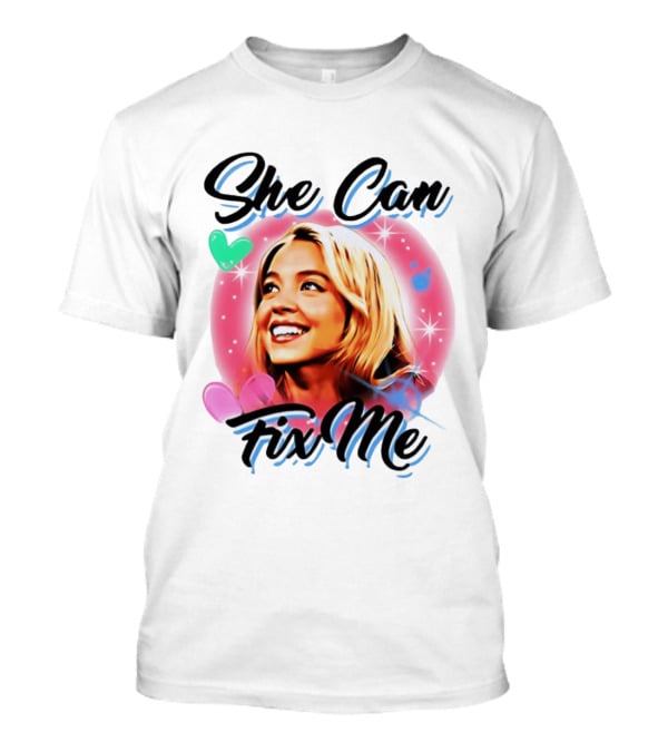 Sydney Sweeney Euphoria She Can Fix Me Hearts Stars T-Shirt