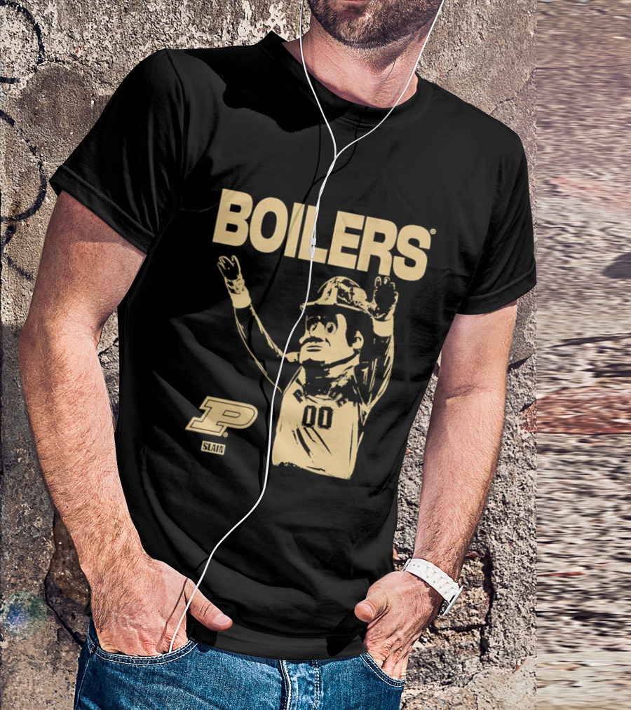 Boilers Purdue Boilermakers Slam Magazine Retro Team Spirit T-Shirt