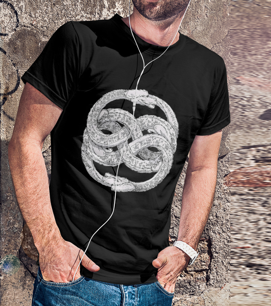 Ouroboros Dragon Infinity Symbol Mythical Creature T-Shirt