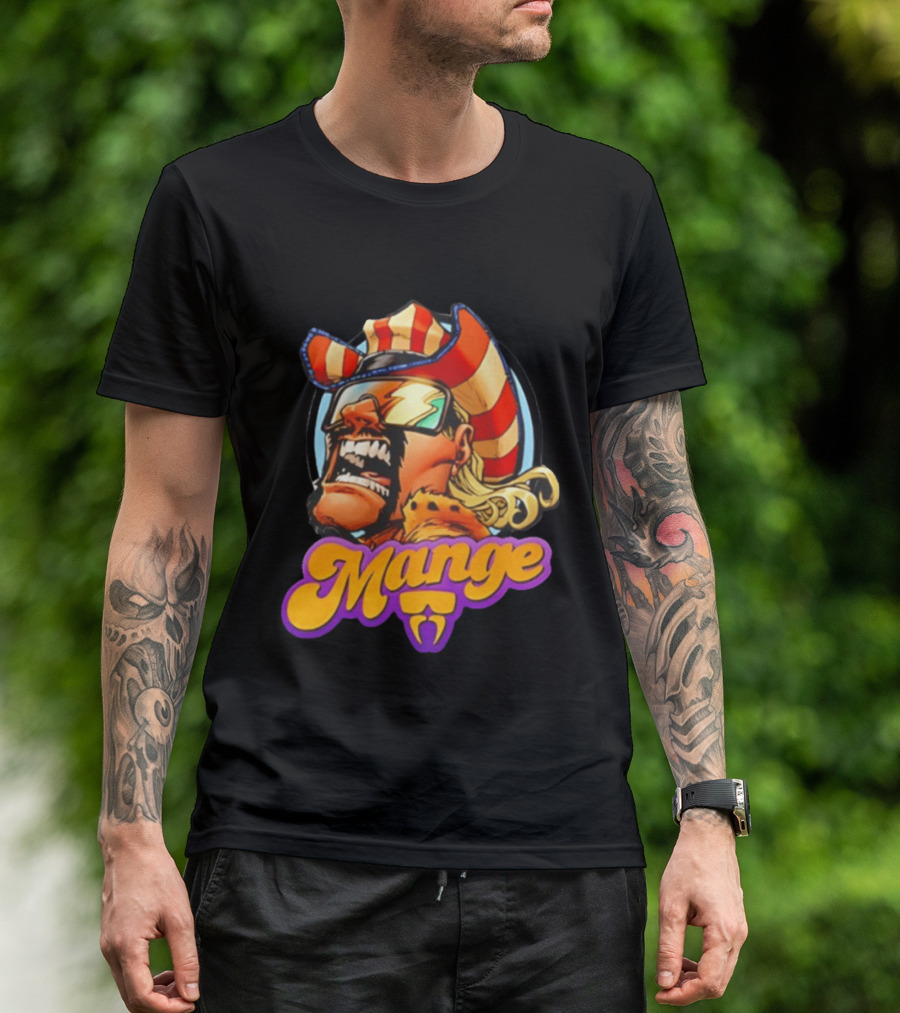 Mange Celebrate All Things Bold Comic Style Retro Hero T-Shirt