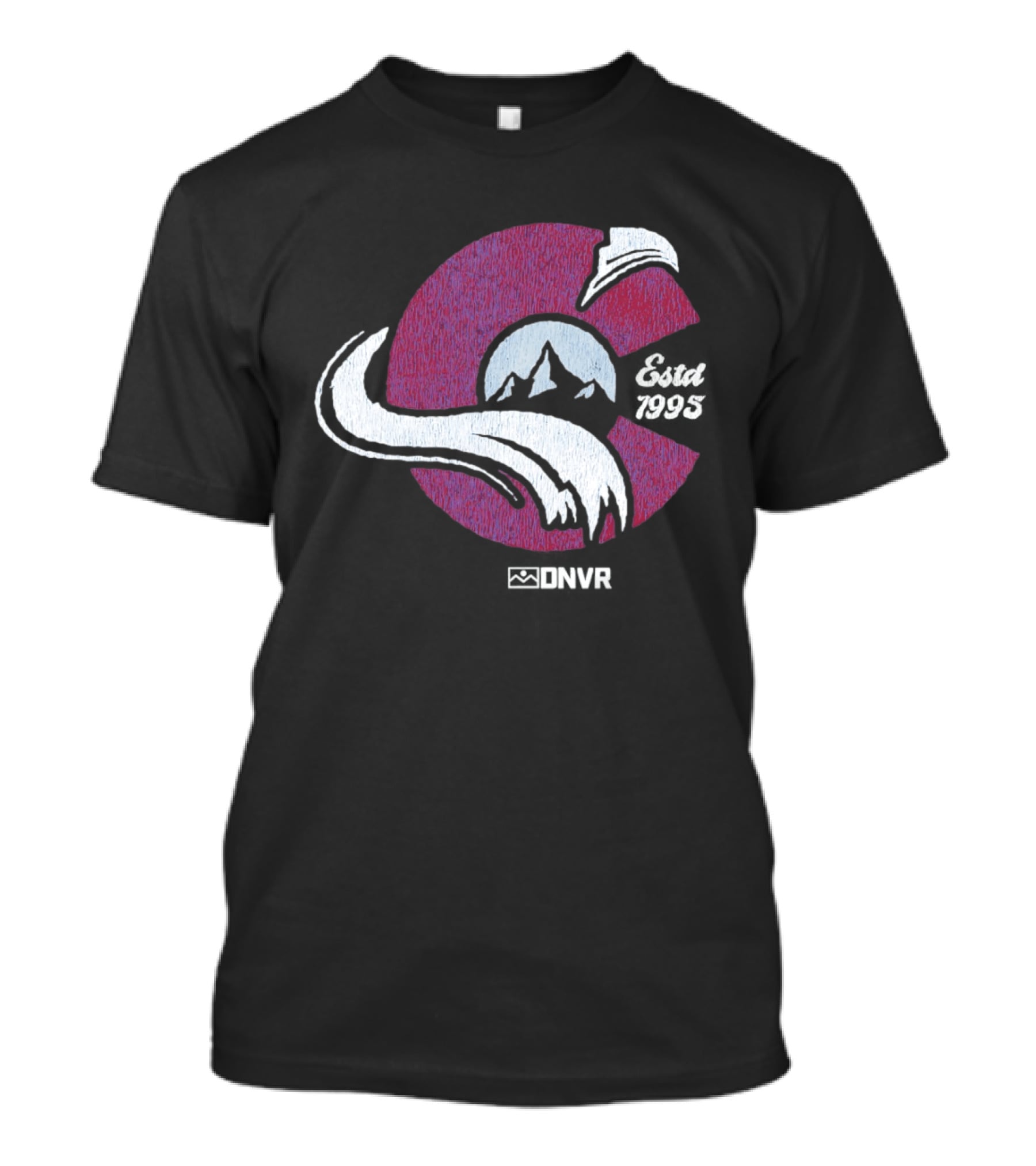 DNVR Colorado Avalanche Ice Hockey Est 1995 T-Shirt