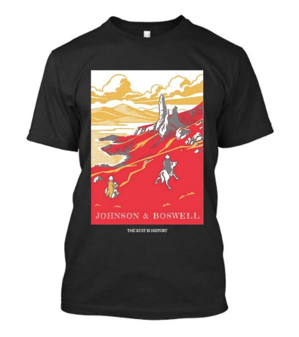 Johnson And Boswell Journey Through Red Landscape And History T-Shirt