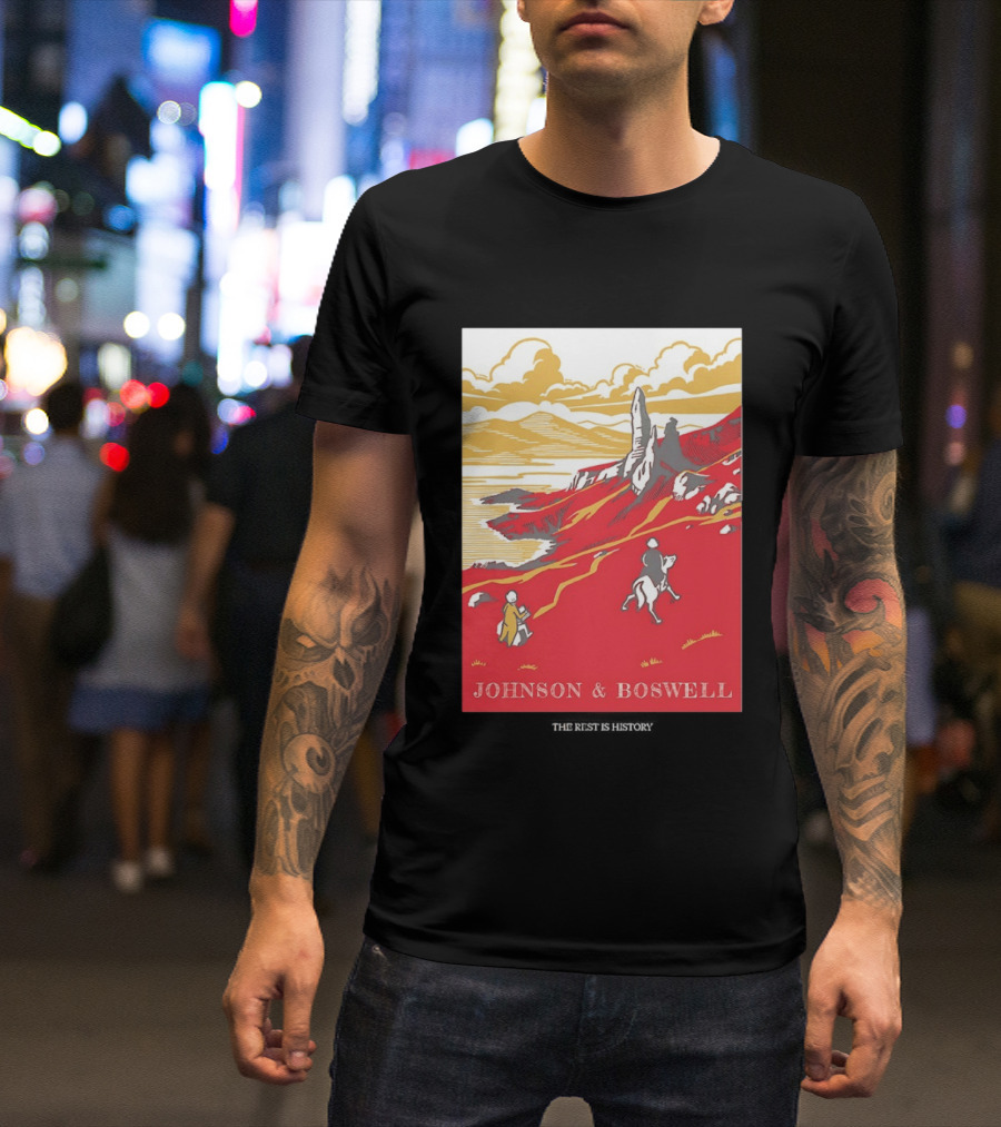 Johnson And Boswell Journey Through Red Landscape And History T-Shirt