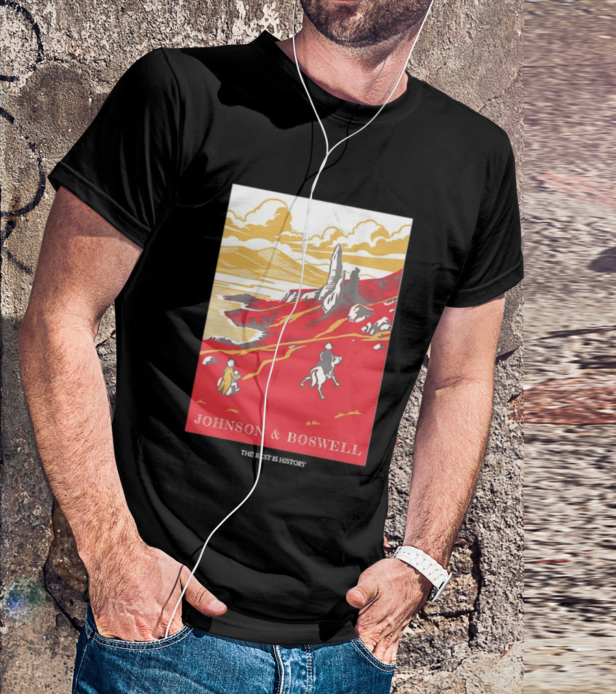 Johnson And Boswell Journey Through Red Landscape And History T-Shirt