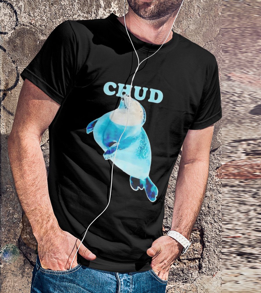 CHUD Seal Floating In Blue Water T-Shirt