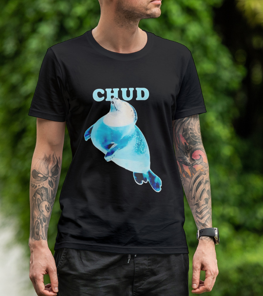 CHUD Seal Floating In Blue Water T-Shirt