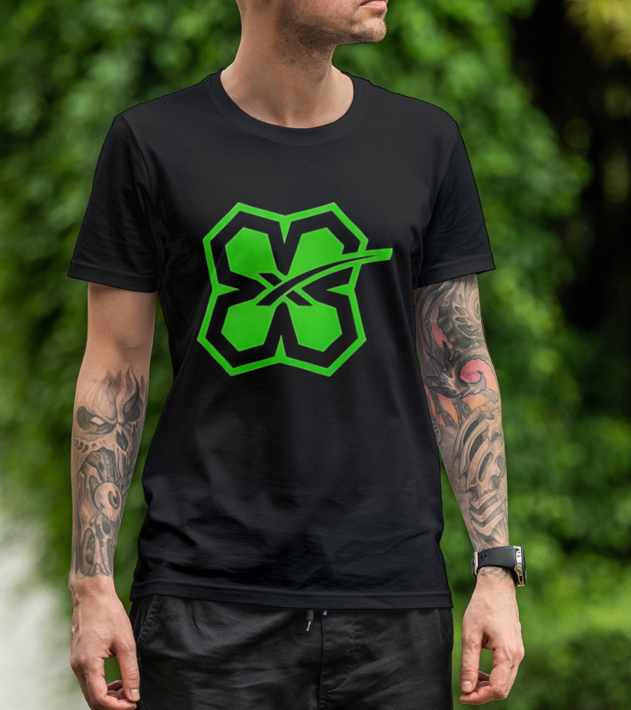 Lucky Four Leaf Clover Symbol Green T-Shirt