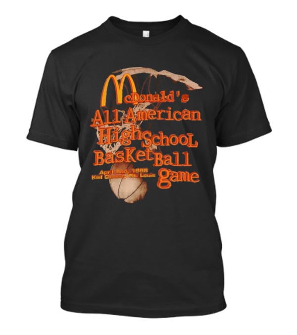 McDonald's All American High School Basketball Game April 2nd 1995 Kiel Center St. Louis T-Shirt