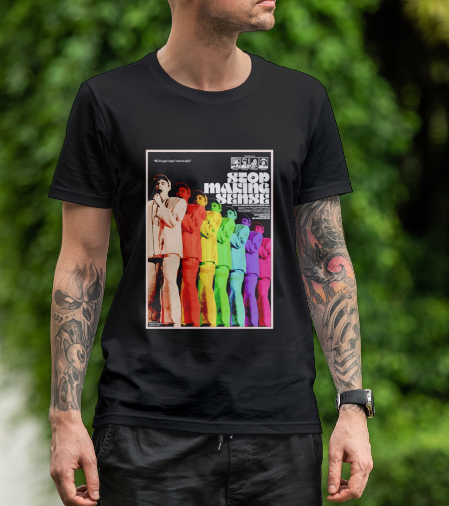 Stop Making Sense Rainbow Concert Film T-Shirt