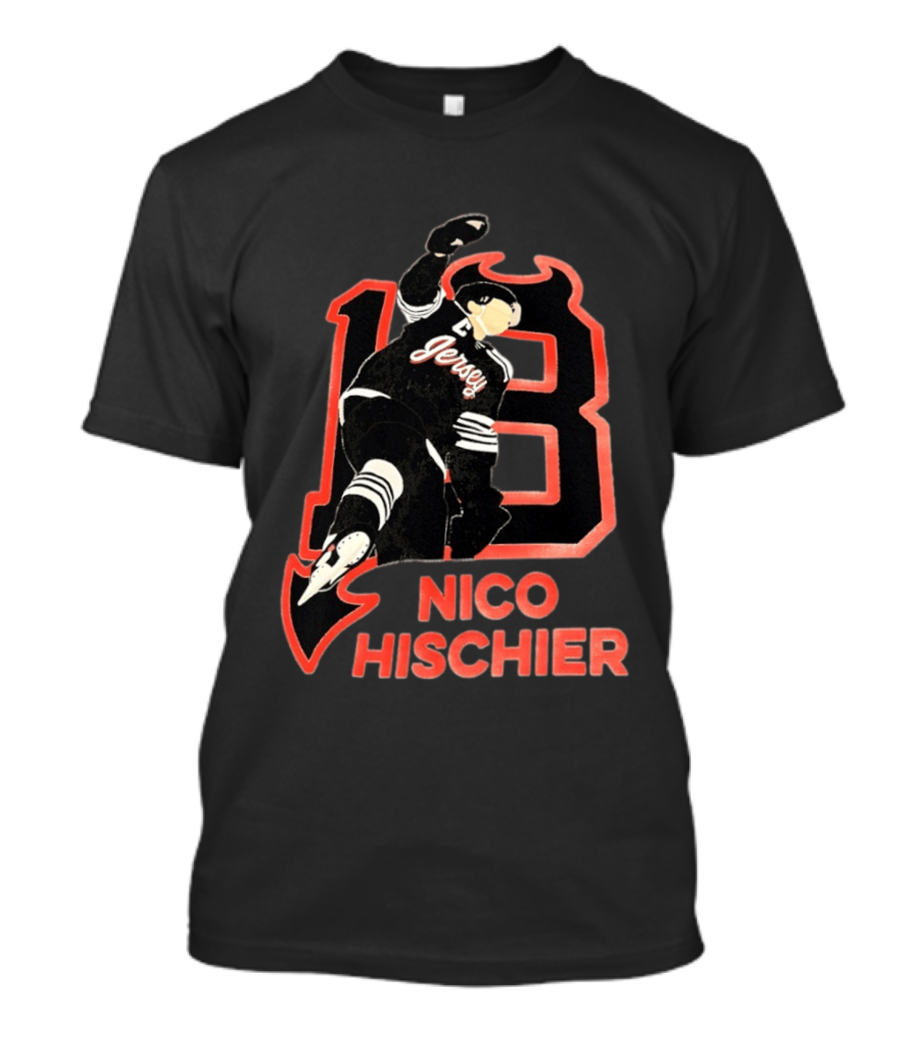 Nico Hischier New Jersey Devils Hockey T-Shirt
