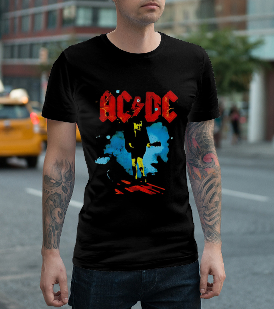 ACDC Angus Young On Stage Rock Legend T-Shirt