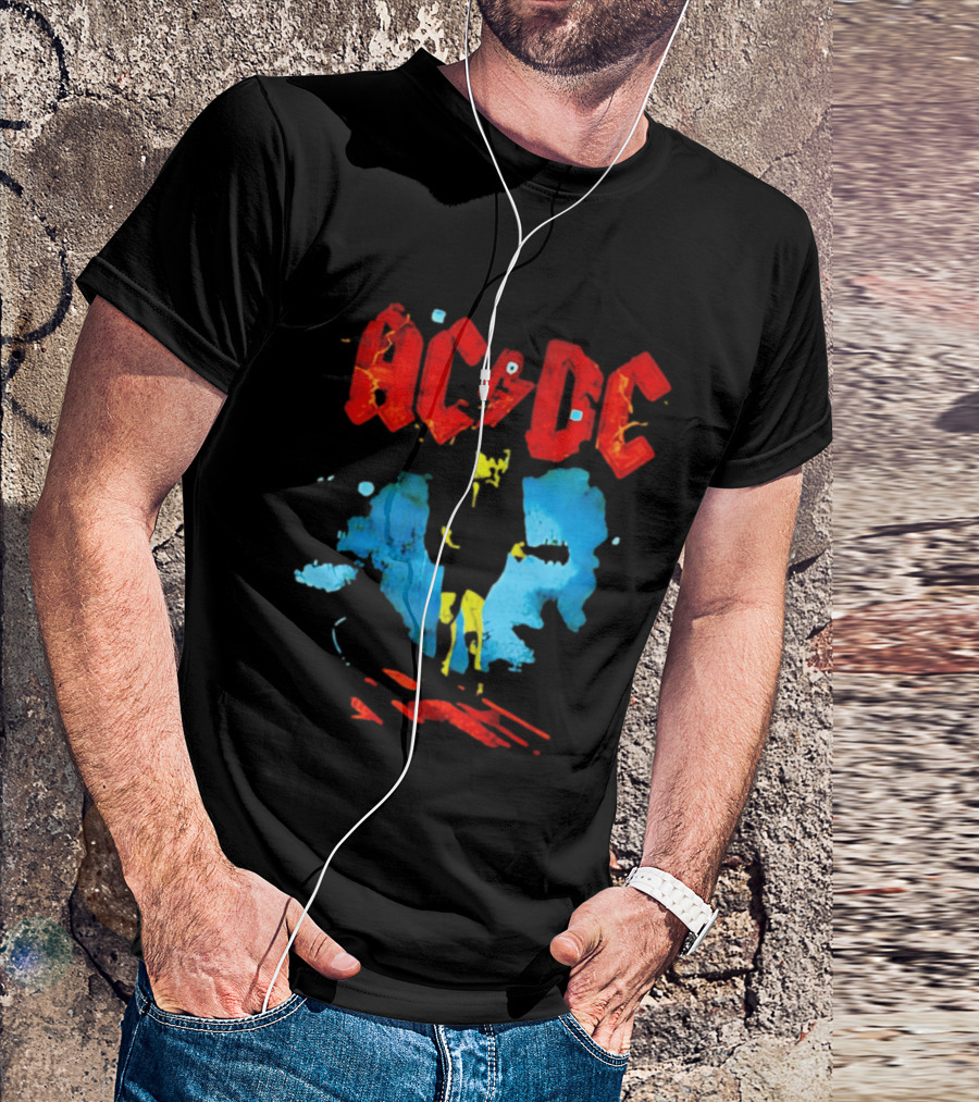 ACDC Angus Young On Stage Rock Legend T-Shirt