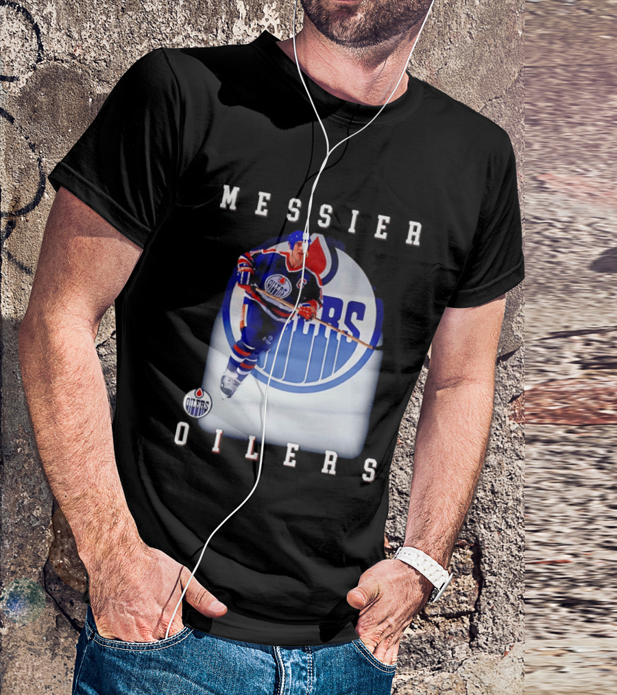 Edmonton Oilers Mark Messier Legendary Hockey Player Iconic Team Legacy T-Shirt