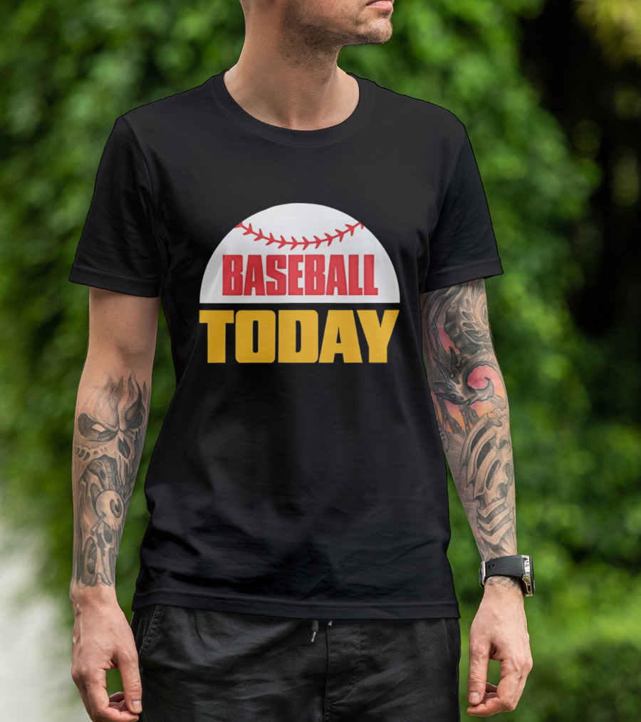 Baseball Today Embroidered 2026 Vintage Style Sports T-Shirt
