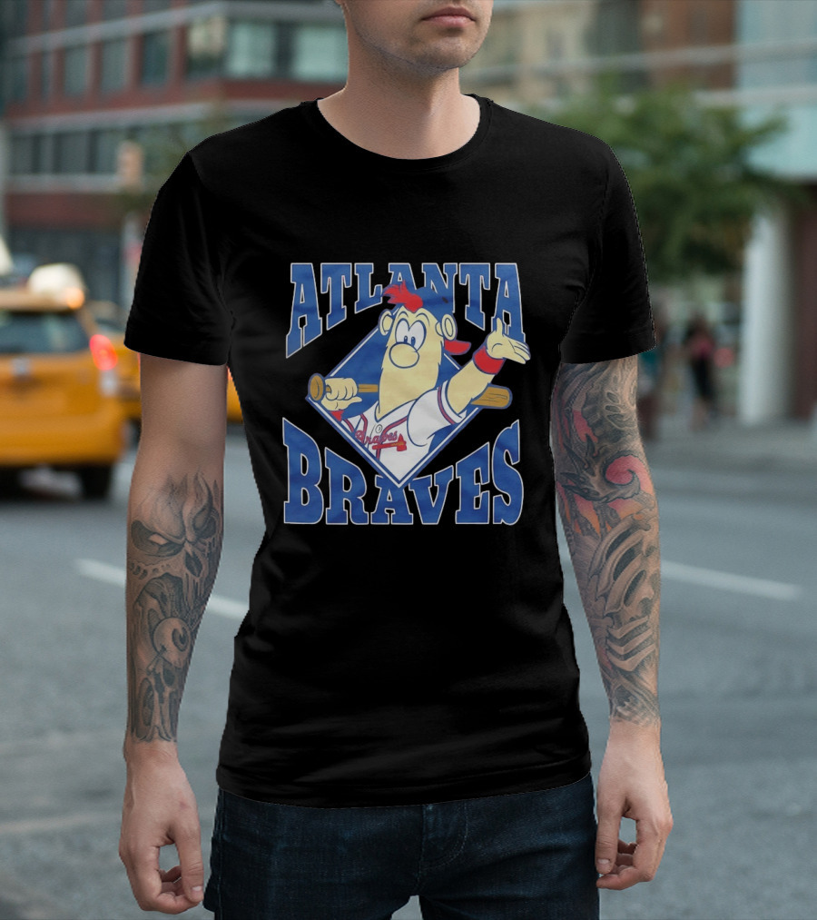 Atlanta Braves Blooper MLB Baseball T-Shirt